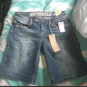 Hydraulic Blue Denim Shorts
